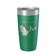Ossipee Lake Map Tumbler Travel Mug Insulated Laser Engraved Coffee Cup New Hampshire 20 oz - Freeyouthzbandz