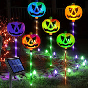 Solar - Powered Halloween Pumpkin Lights - Freeyouthzbandz