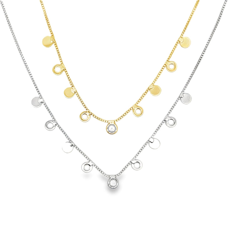 CZ Dangle Cable Chain - Freeyouthzbandz