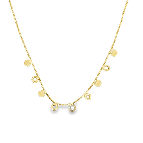 CZ Dangle Cable Chain - Freeyouthzbandz