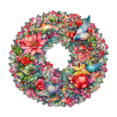 Summer Blooms Wreath Holiday Door Decor by G. Debrekht - Spring Easter Decor - 8611072H - Freeyouthzbandz