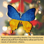 Ukraine Butterfly Wooden Ornaments - International Decor - 8187128 - Freeyouthzbandz