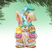Easter Egg and Chick Gnome Wooden Ornaments by G.DeBrekht - Easter Spring Decor - 8611017 - S2 - Freeyouthzbandz