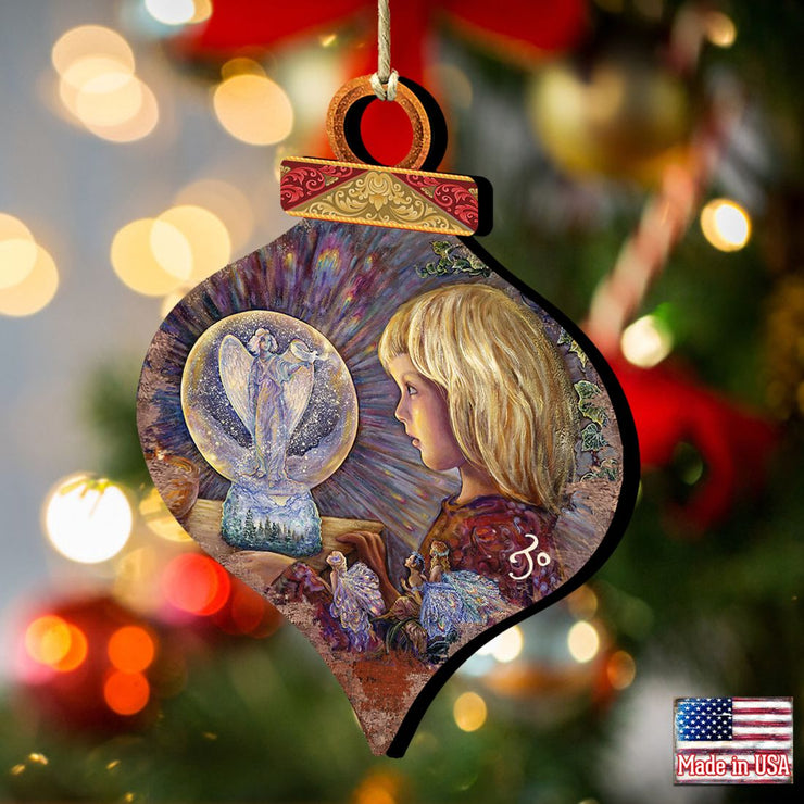 Fairy Wooden Ornaments by Josephine Wall - Christmas Decor - 845619 - JW - Freeyouthzbandz