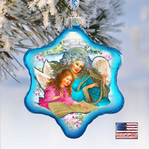 Sisterhood Glass Ornament by Strelkina at G. DeBrekht - Christmas Decor - 754 - 041 - Freeyouthzbandz
