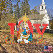 Joy Regal Outdoor Nativity Set by G. DeBrekht - Nativity Holiday Decor - 8121456F - S3M - Freeyouthzbandz