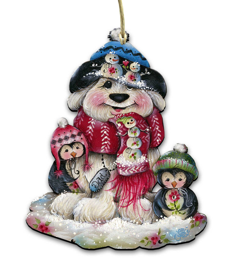 Christmas Dog Penguin Door Decor by Jamie Mills - Price - Pets Dog and Cats Decor - 8457503H - Freeyouthzbandz