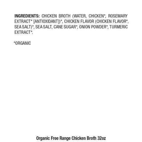 Pacific Natural Chicken Broth (12x32 Oz) - Freeyouthzbandz