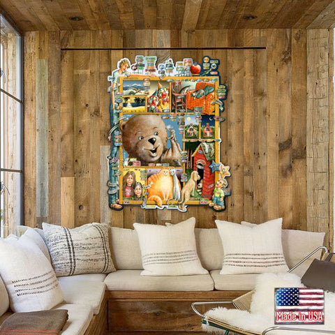 Opposites Whimsical Wall Art by Laura Seeley - Love Family Kids Decor - 8513010 - LS - Freeyouthzbandz