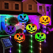 Solar - Powered Halloween Pumpkin Lights - Freeyouthzbandz