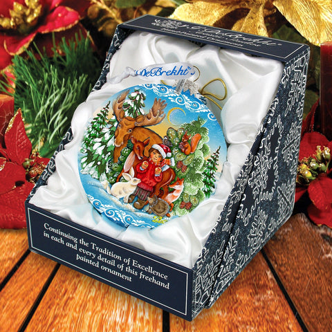 Winter Wonderland Glass Ornament by G. DeBrekht - Christmas Décor - 73372 - Freeyouthzbandz