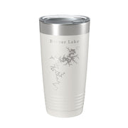 Beaver Lake Map Tumbler Travel Mug Insulated Laser Engraved Coffee Cup Arkansas 20 oz - Freeyouthzbandz
