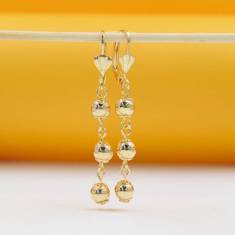 Beaded Dangle Earring (K114) - Freeyouthzbandz