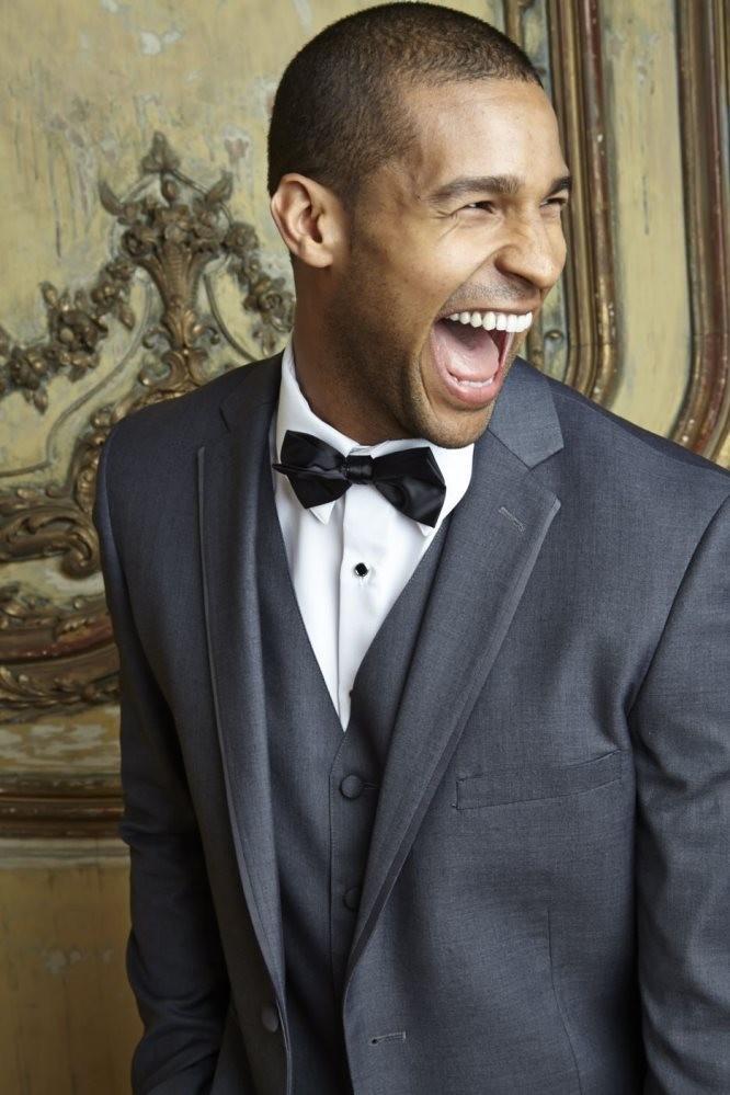 "Infinity" Steel Grey Tuxedo Jacket Notch (Separates) - Freeyouthzbandz