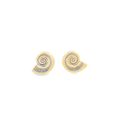 Sea Shell Swirl Earrings (L216A/L67A) - Freeyouthzbandz