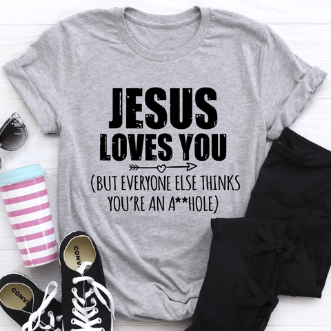 Jesus Loves You T-Shirt - Freeyouthzbandz