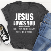 Jesus Loves You T-Shirt - Freeyouthzbandz