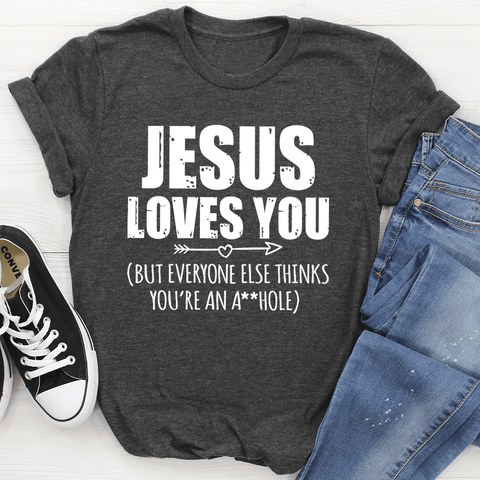 Jesus Loves You T-Shirt - Freeyouthzbandz