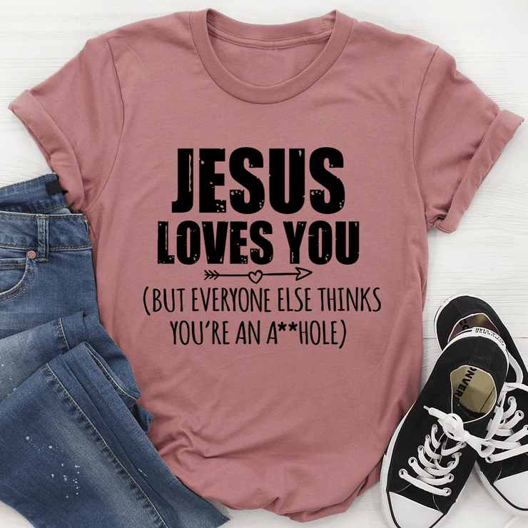Jesus Loves You T-Shirt - Freeyouthzbandz