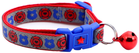 Fire and Police Badges Cat Collar - Freeyouthzbandz