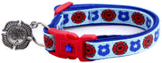 Fire and Police Badges Cat Collar - Freeyouthzbandz