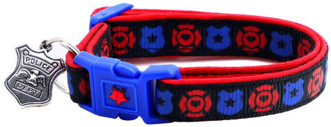 Fire and Police Badges Cat Collar - Freeyouthzbandz