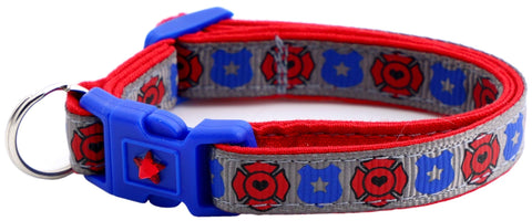 Fire and Police Badges Cat Collar - Freeyouthzbandz