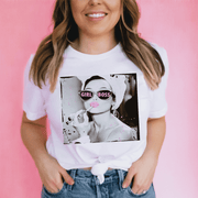 Lipstick Girl Boss Tee - Freeyouthzbandz