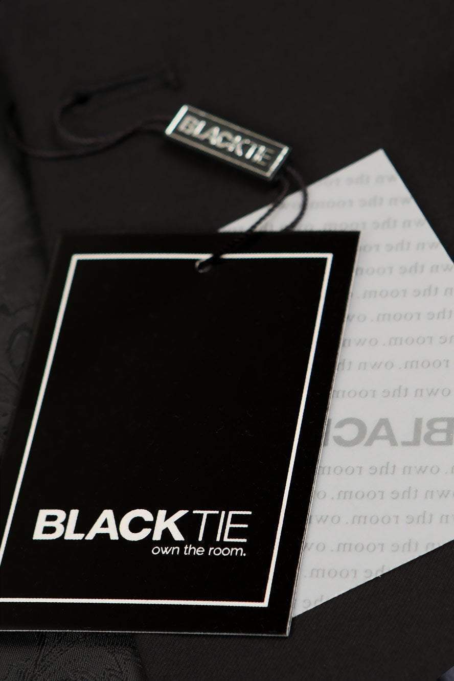 "Milan" Black Tuxedo Jacket Peak (Separates) - Freeyouthzbandz