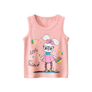 Baby Girl Rabbit Pattern Sleeveless Cotton Vest - Freeyouthzbandz