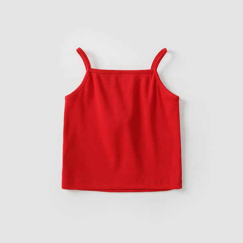 Summer Arrival Baby Girls Sleeveless Casual Cherry Pattern Knitted Vest - Freeyouthzbandz