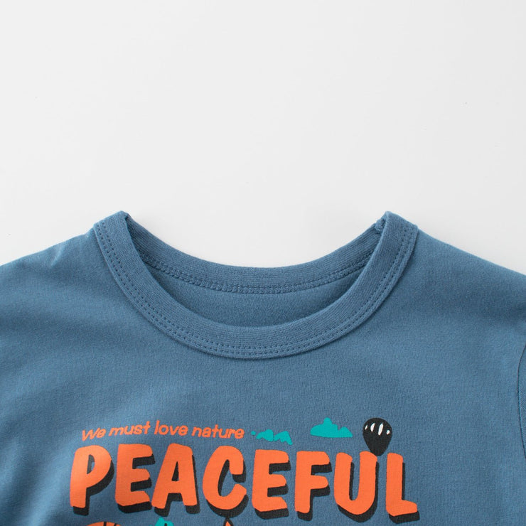 Summer Boys’ Animals Tiger Cartoon Pattern T-shirt in European and American Style - Freeyouthzbandz