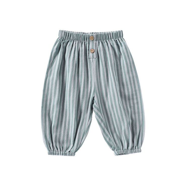 Children’s Summer Breathable Striped and Plaid Fashion Casual Pants – Home Trousers - Freeyouthzbandz