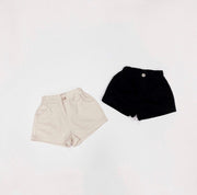 Baby Boy And Girl Solid Color Basic Denim Shorts With Pockets In Summer - Freeyouthzbandz