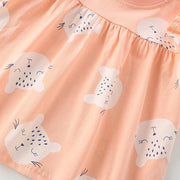 Summer Baby Kids Cartoon Leopards Pattern Top and Pink Shorts Clothing Set for Girls - Freeyouthzbandz