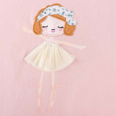 Spring and Autumn Girls Princess Cartoon Pattern Long Sleeves Sweatshirt and Plain Pants Clothing Set - Freeyouthzbandz