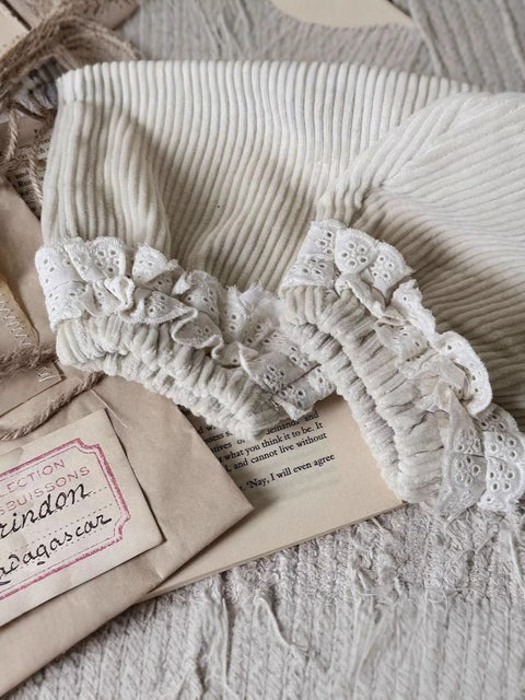 Autumn Arrival Kids Girls Soft Comfortable Corduroy Long Solid Color Pants - Freeyouthzbandz