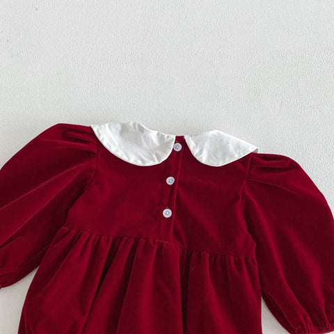 Autumn Arrival Baby Girls Long Sleeves Color Patchwork Onesies - Freeyouthzbandz