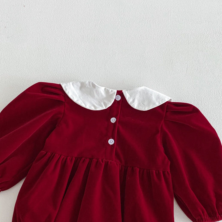 Autumn Arrival Baby Girls Long Sleeves Color Patchwork Onesies - Freeyouthzbandz