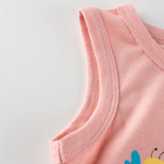 Baby Girl Rabbit Pattern Sleeveless Cotton Vest - Freeyouthzbandz