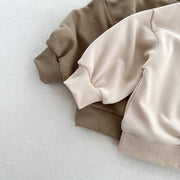 Arrival Kids Unisex Soft Comfortable Long Sleeves Solid Color Top Casual Pullover - Freeyouthzbandz