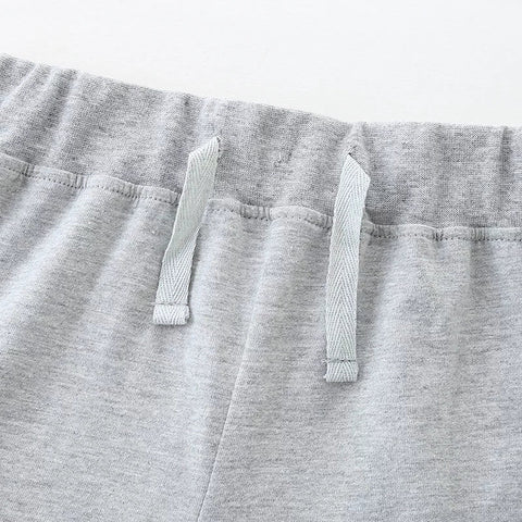 Summer Baby Kids Cartoon Marine Animals Pattern T-shirt and Plain Shorts Casual Clothing Set for Boys - Freeyouthzbandz