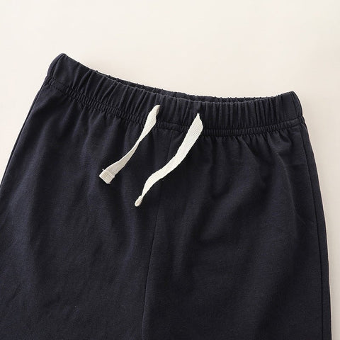 Summer Baby Kids Boys Emergency Cars Cartoon Pattern T-Shirt And Solid Color Shorts Clothing Set - Freeyouthzbandz