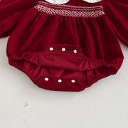 Autumn Arrival Baby Girls Long Sleeves Color Patchwork Onesies - Freeyouthzbandz