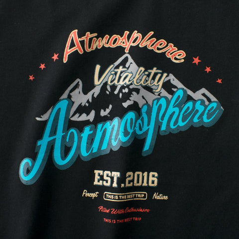 Boys’ Letters Pattern T-shirt in European and American Style