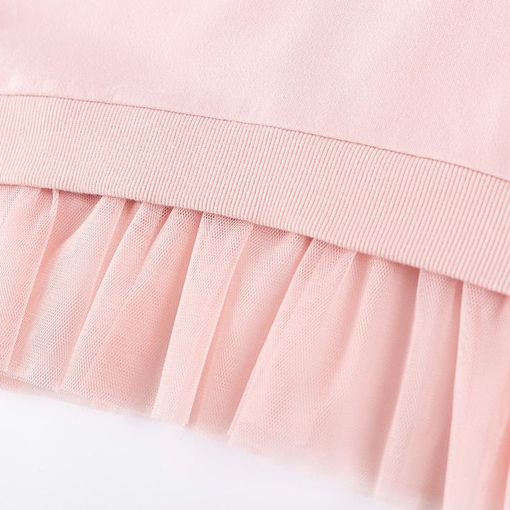 Spring and Autumn Girls Princess Cartoon Pattern Long Sleeves Sweatshirt and Plain Pants Clothing Set - Freeyouthzbandz