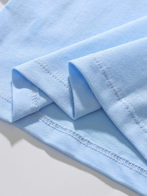 Boys’ Shark Design T-Shirt In European And American Style For Summer - Freeyouthzbandz