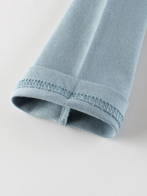 Autumn Baby Boys Letters and Animals Print Long Sleeves Crew Neck Base Top Shirt - Freeyouthzbandz