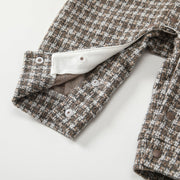 Autumn Hot Selling Baby Boys Color Patchwork Plaid Rompers Bodysuits with Collar - Freeyouthzbandz