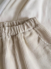 Autumn Arrival Kids Girls Soft Comfortable Corduroy Long Solid Color Pants - Freeyouthzbandz